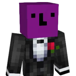 Purplore Minecraft avatar bust
