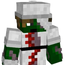 Pyrofrostty Minecraft avatar bust