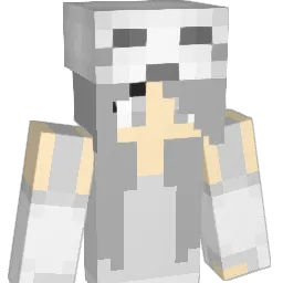 QAQghost Minecraft avatar bust
