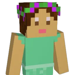QCLady Minecraft avatar bust