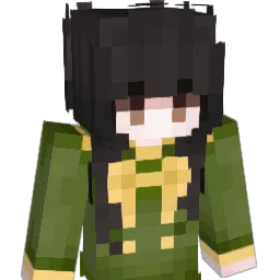 QWSXCDE Minecraft avatar bust