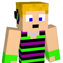 Q_bitz Minecraft avatar bust