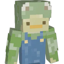 Qibbit Minecraft avatar bust