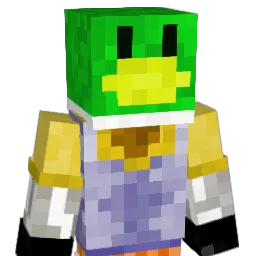 QuackersYoutub Minecraft avatar bust