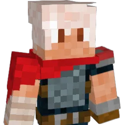 Qubed Minecraft avatar bust
