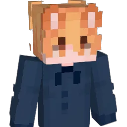 Qubittiger Minecraft avatar bust