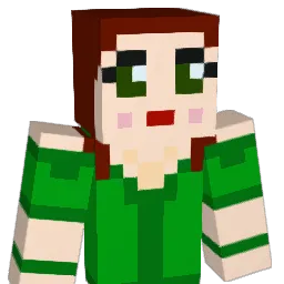 QueenGus Minecraft avatar bust