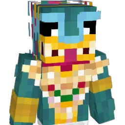 Quetzalcoatl Minecraft avatar bust