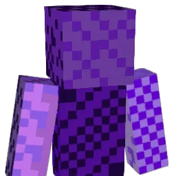 Quotepurple Minecraft avatar bust