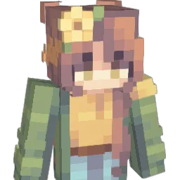 R1sible Minecraft avatar bust
