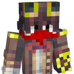 R3dB1ack Minecraft avatar bust