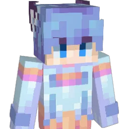 R4nd0mAqua Minecraft avatar bust