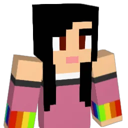 Raaiinbow Minecraft avatar bust
