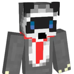 Raccie Minecraft avatar bust