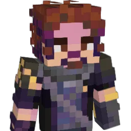 Racongame Minecraft avatar bust