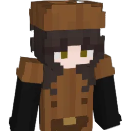 Ragebaitable Minecraft avatar bust