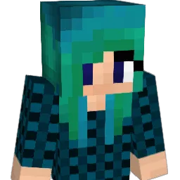 RagetimeGal Minecraft avatar bust