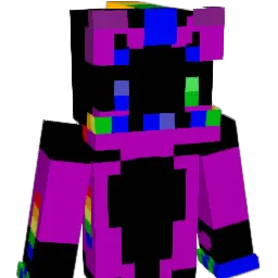 RainbowBud Minecraft avatar bust