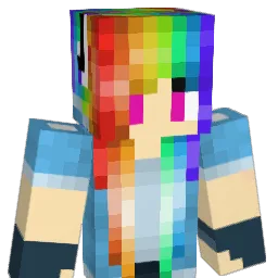 RainbowElmo Minecraft avatar bust