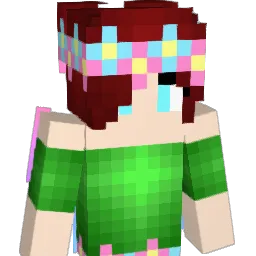 RainbowGreen Minecraft avatar bust