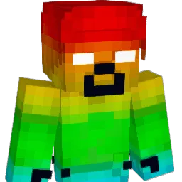 RainbowSteve1 Minecraft avatar bust