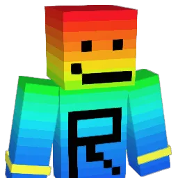 Rainbowfire337 Minecraft avatar bust