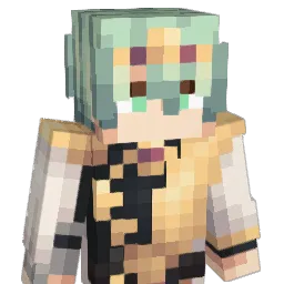 Rative Minecraft avatar bust