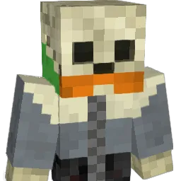 Raxing Minecraft avatar bust