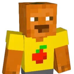 RayOrange Minecraft avatar bust