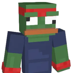 RealPepe Minecraft avatar bust