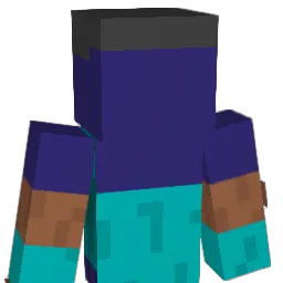 Recyycled Minecraft avatar bust