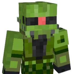 RedEyedWolf Minecraft avatar bust
