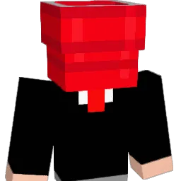 RedOctoCup Minecraft avatar bust