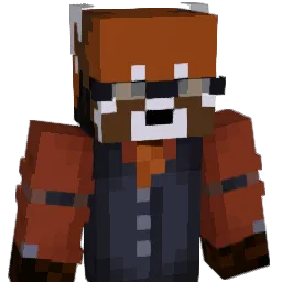 RedPandaButler Minecraft avatar bust