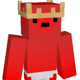 RedScary Minecraft avatar bust