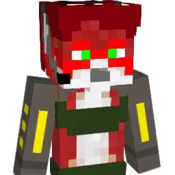 ReddTheFox Minecraft avatar bust