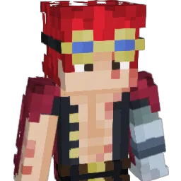 Redhibition Minecraft avatar bust