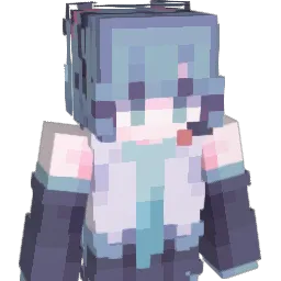 Redhoodgal Minecraft avatar bust