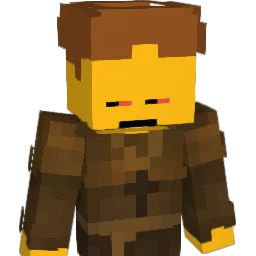 Reizende Minecraft avatar bust