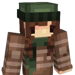 RikkaPikka Minecraft avatar bust