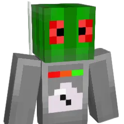 Robomelon Minecraft avatar bust