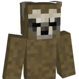 RockettheRaccoon Minecraft avatar bust