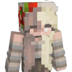 RosaLouca Minecraft avatar bust