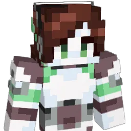 RoseGoldCogs Minecraft avatar bust