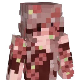 Roselace Minecraft avatar bust