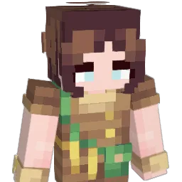Rosepown Minecraft avatar bust
