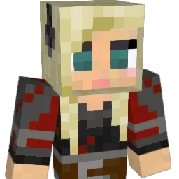 Rosewired Minecraft avatar bust