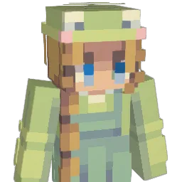 RosieAuthentic Minecraft avatar bust