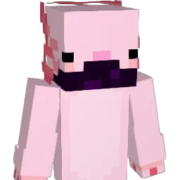 RosieTheAxolotl Minecraft avatar bust