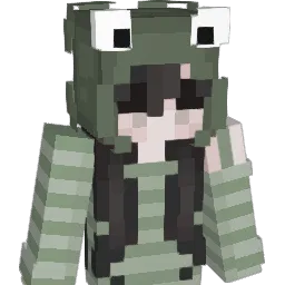 Rosiecheek Minecraft avatar bust